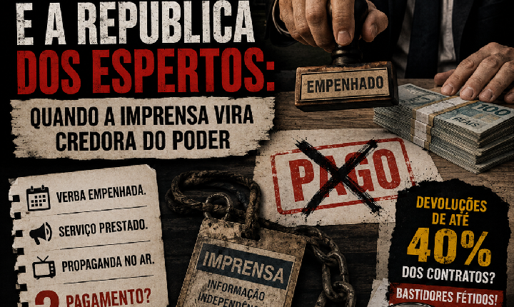 O PODER CALOTEIRO E A REPÚBLICA DOS ESPERTOS: QUANDO A IMPRENSA VIRA CREDORA DO PODER