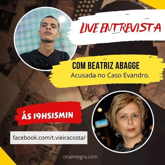 HOJE: Jornalista tocantinense entrevista Beatriz Abagge, uma das 7 inocentes condenados por matar garoto Evandro