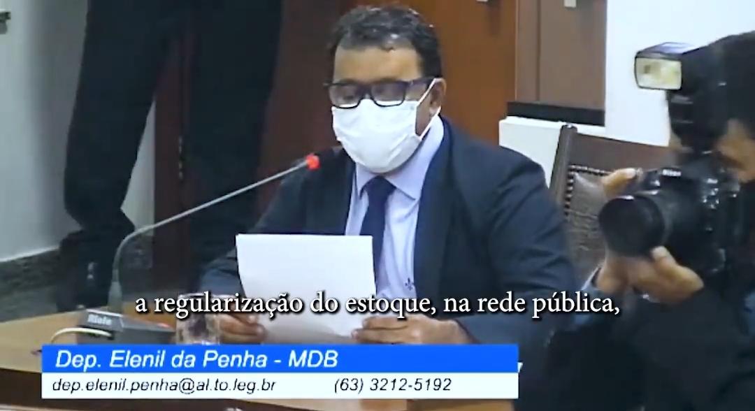 Elenil da Penha cobra regularização do fornecimento de medicamentos