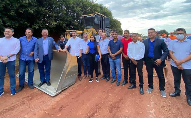 População comemora obras de infraestrutura anunciadas pelo Governo do Tocantins em Colinas e região