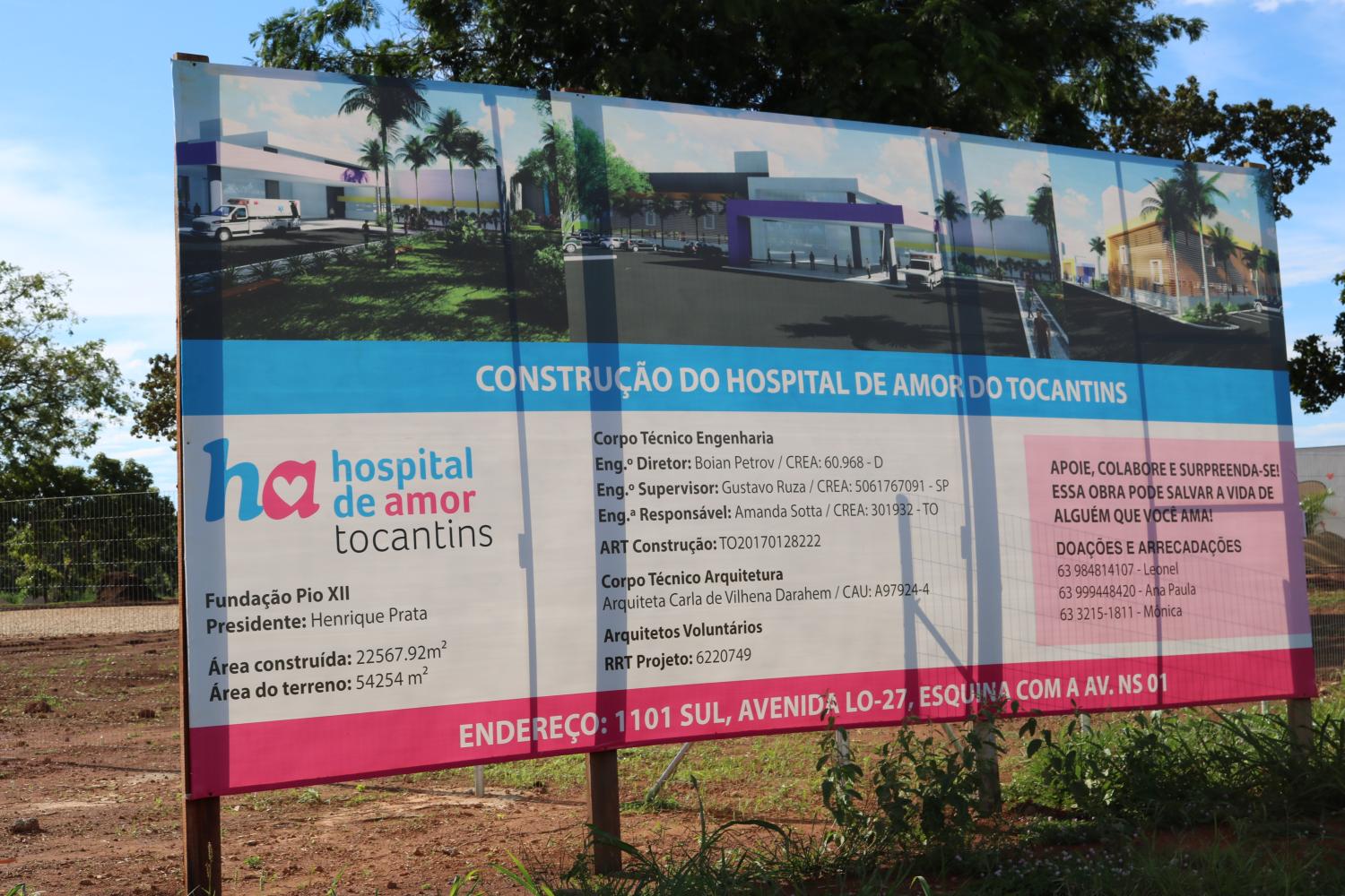 Valderez destina R$ 200 mil ao Hospital de Amor do Tocantins