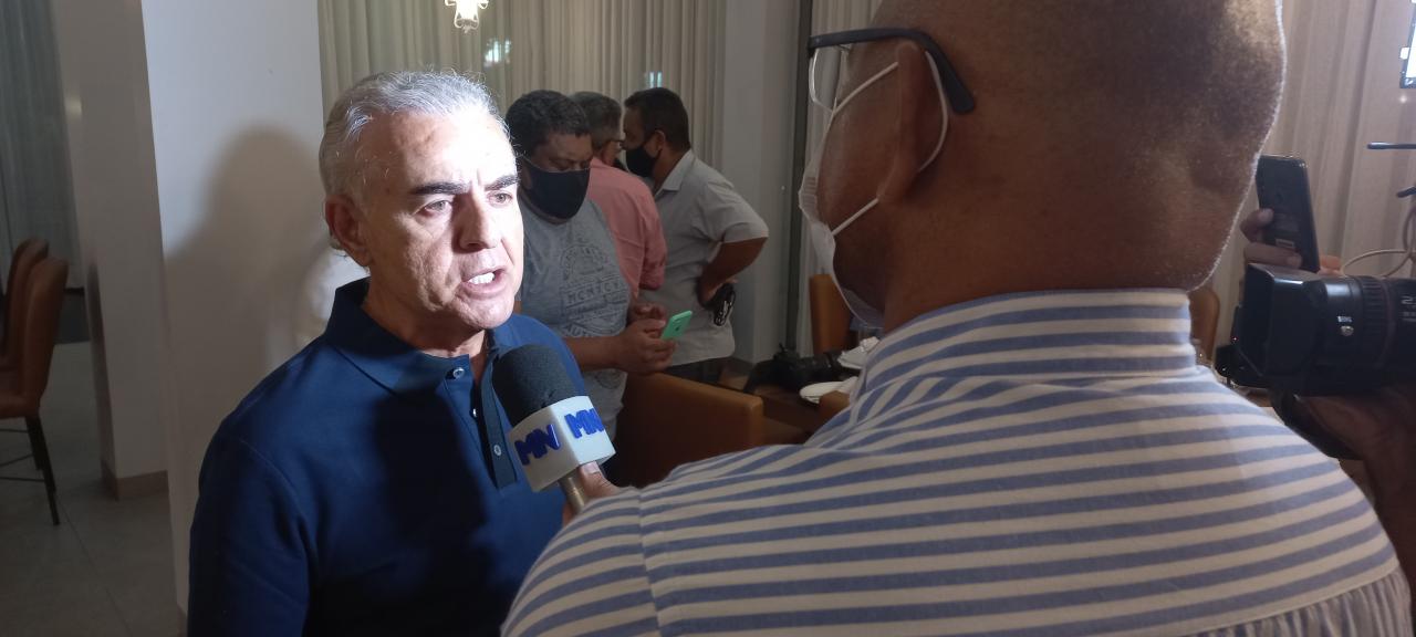 Em Araguaína, Paulo Mourão debate com a imprensa o futuro do Tocantins