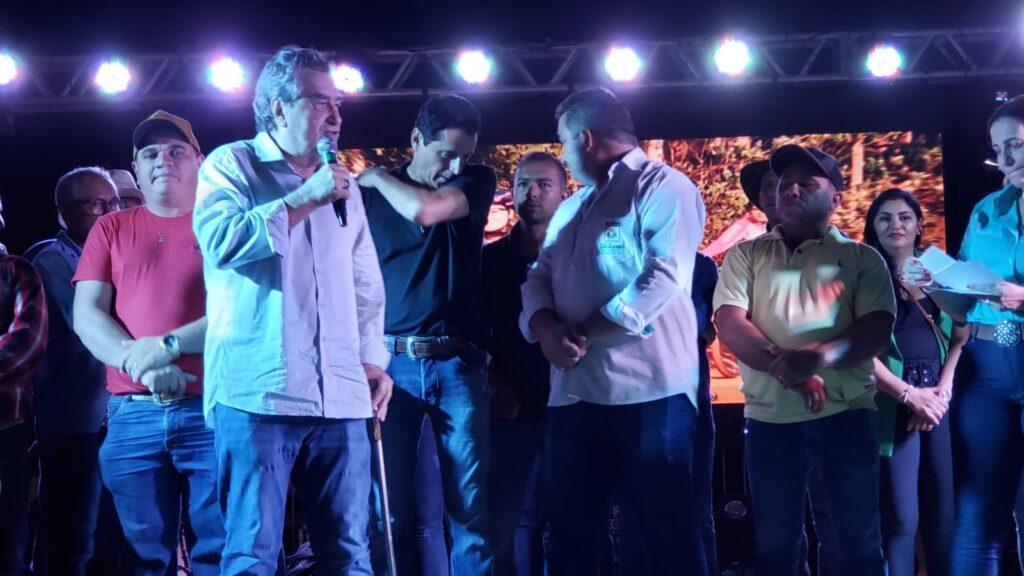 Célio Moura participa do aniversário de Abreulândia