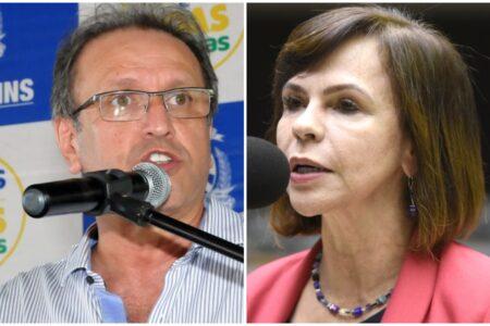 Dorinha e Miranda podem caminhar com Osires Damaso