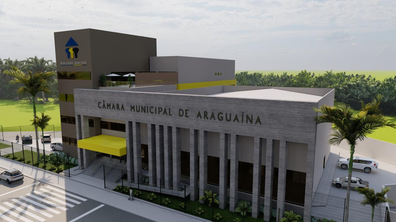 Lançado projeto do novo prédio da Câmara Municipal de Araguaína