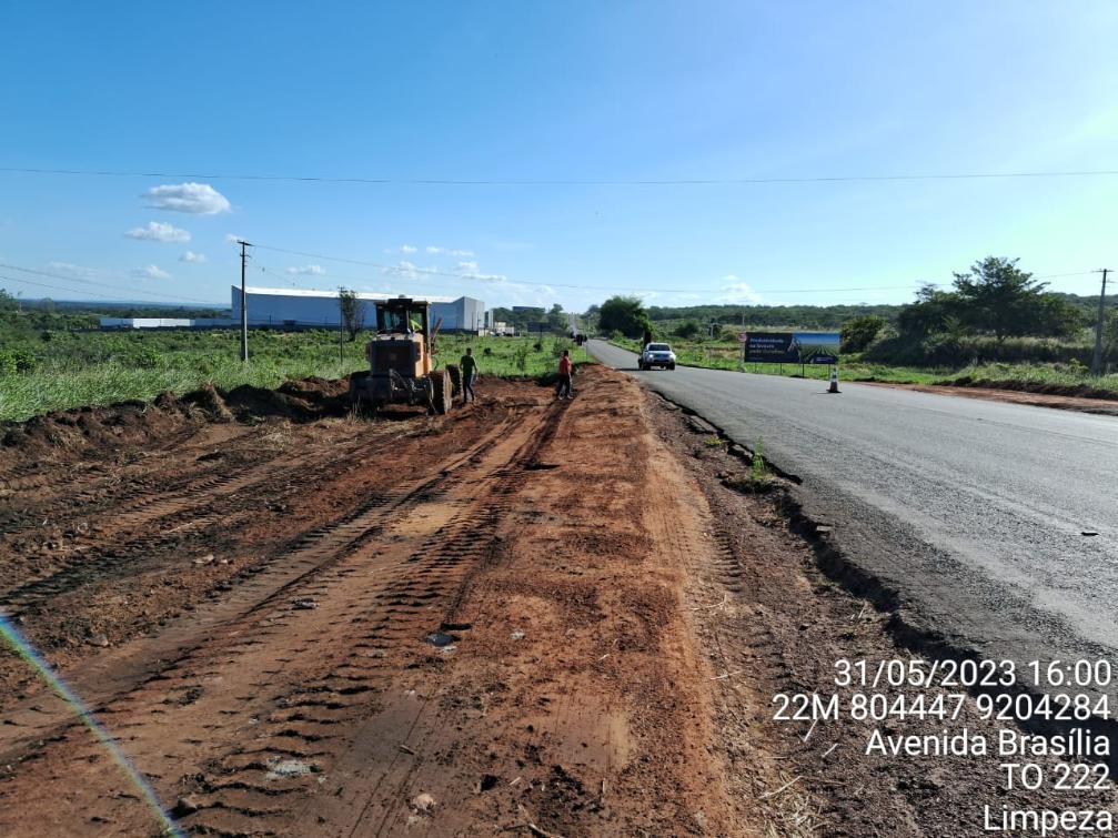 Obra iniciada: A pedido de Jorge Frederico, Ageto já trabalha na construção do trevo da TO-222